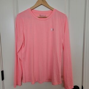 Under Armour Women's Pink Long Sleeve Tee